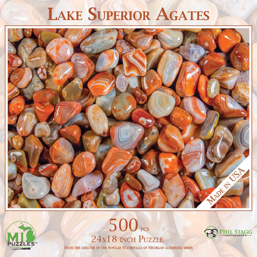 Lake Superior Agates Photography Jigsaw Puzzle