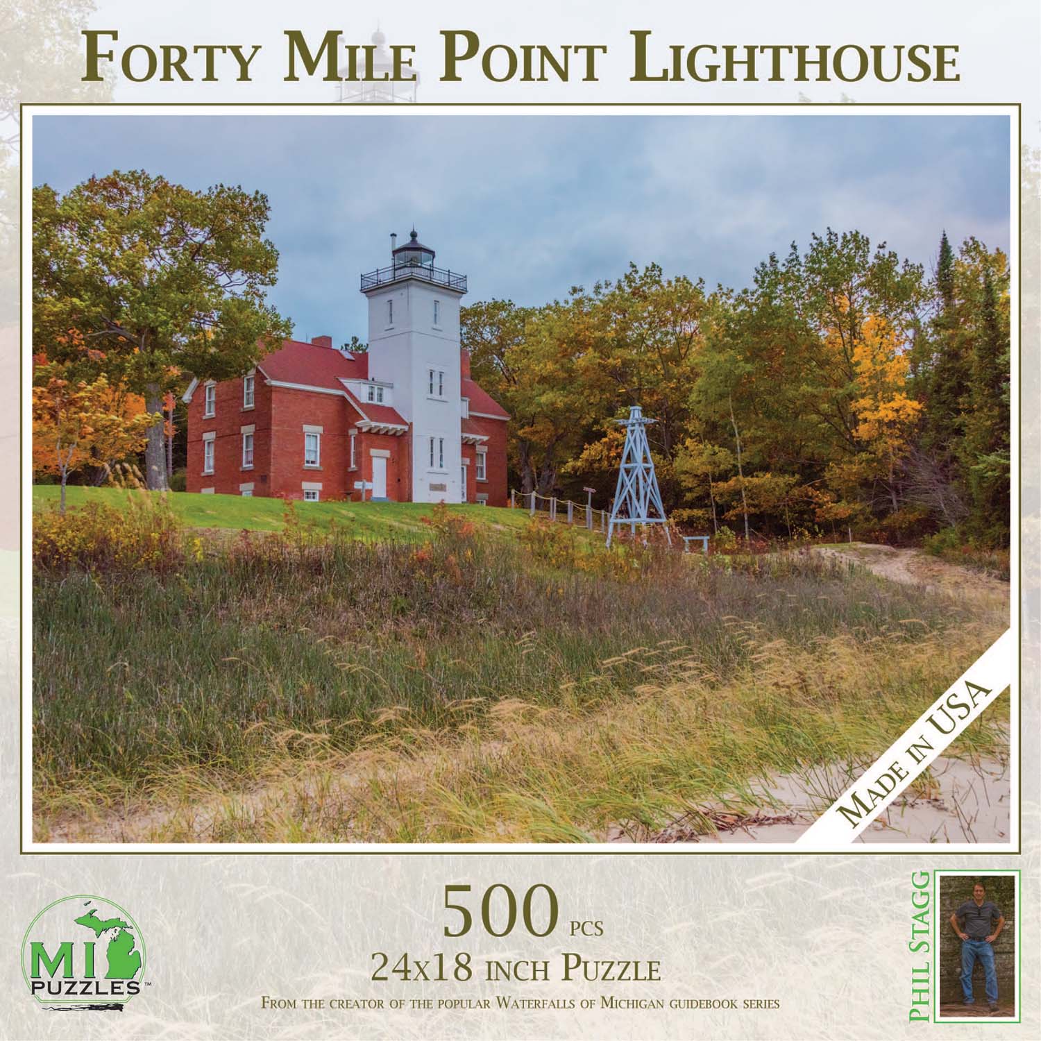 Forty Mile Point  Lighthouse Lighthouse Jigsaw Puzzle