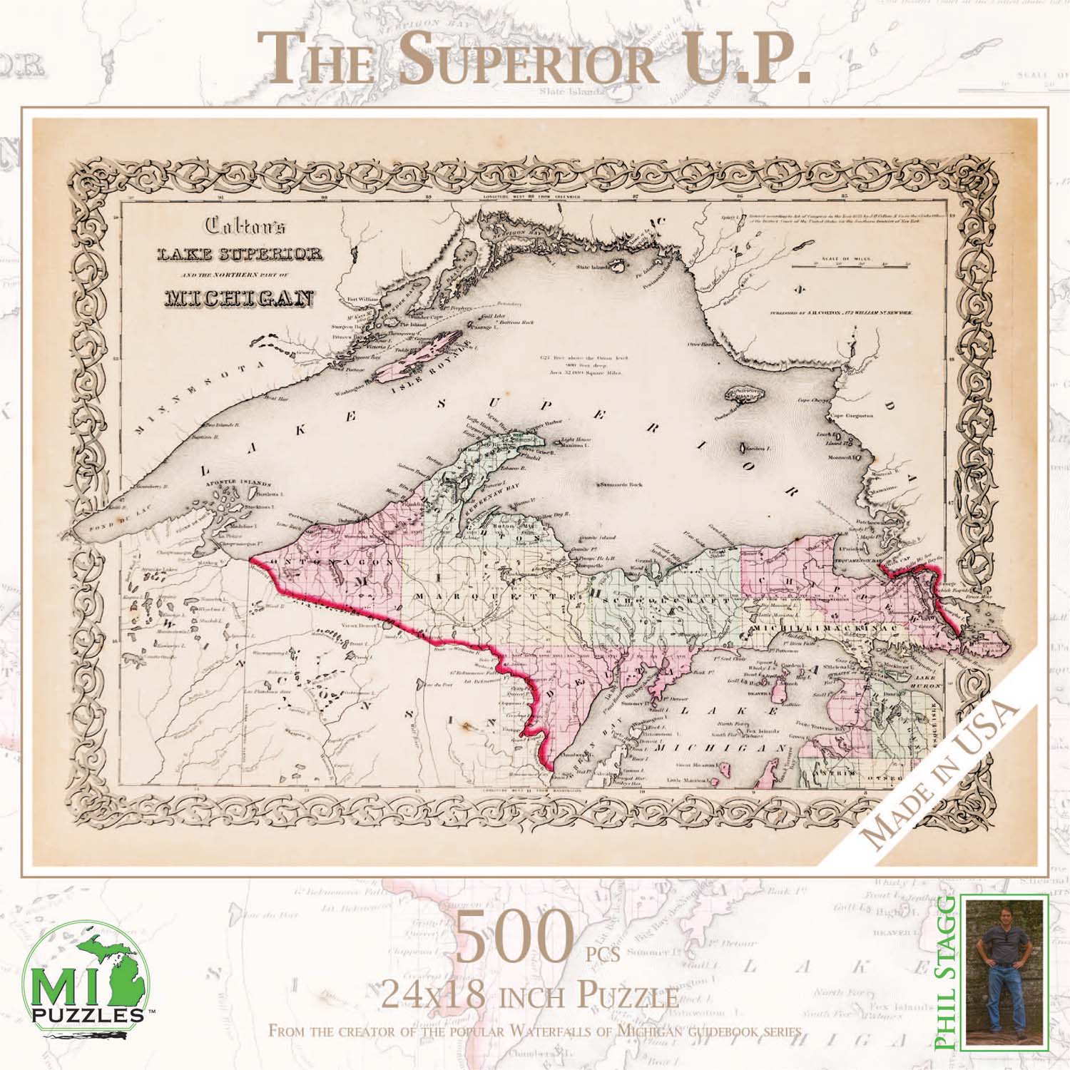 The Superior U.P. Maps & Geography Jigsaw Puzzle