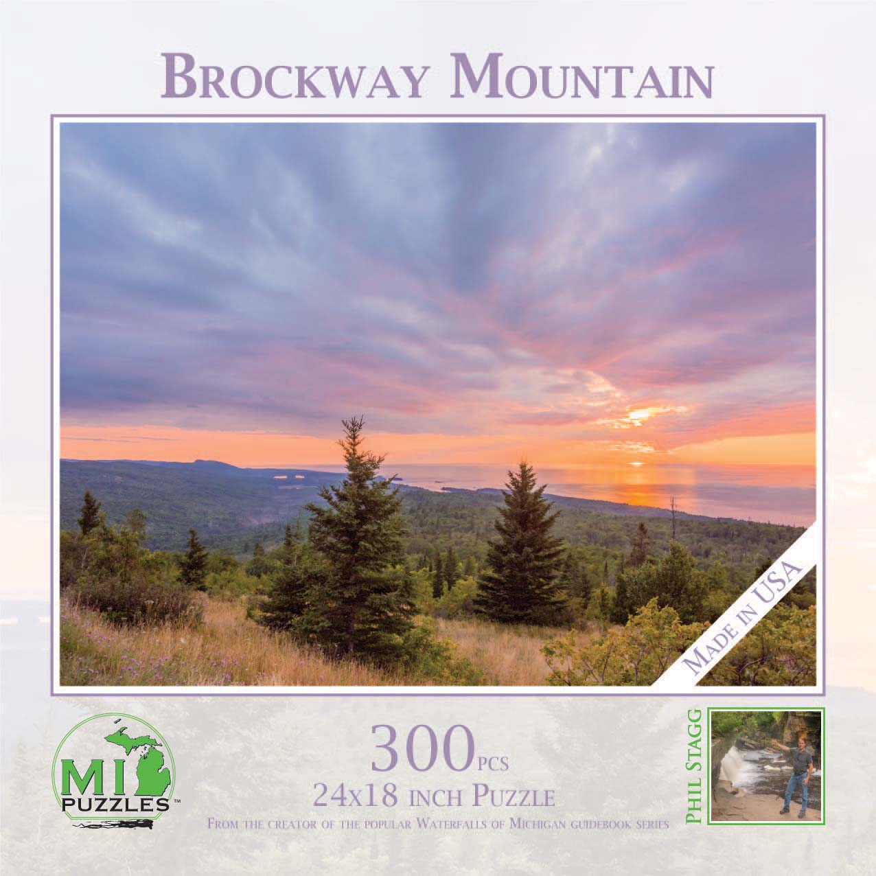 Brockway Mountain Mountain Jigsaw Puzzle