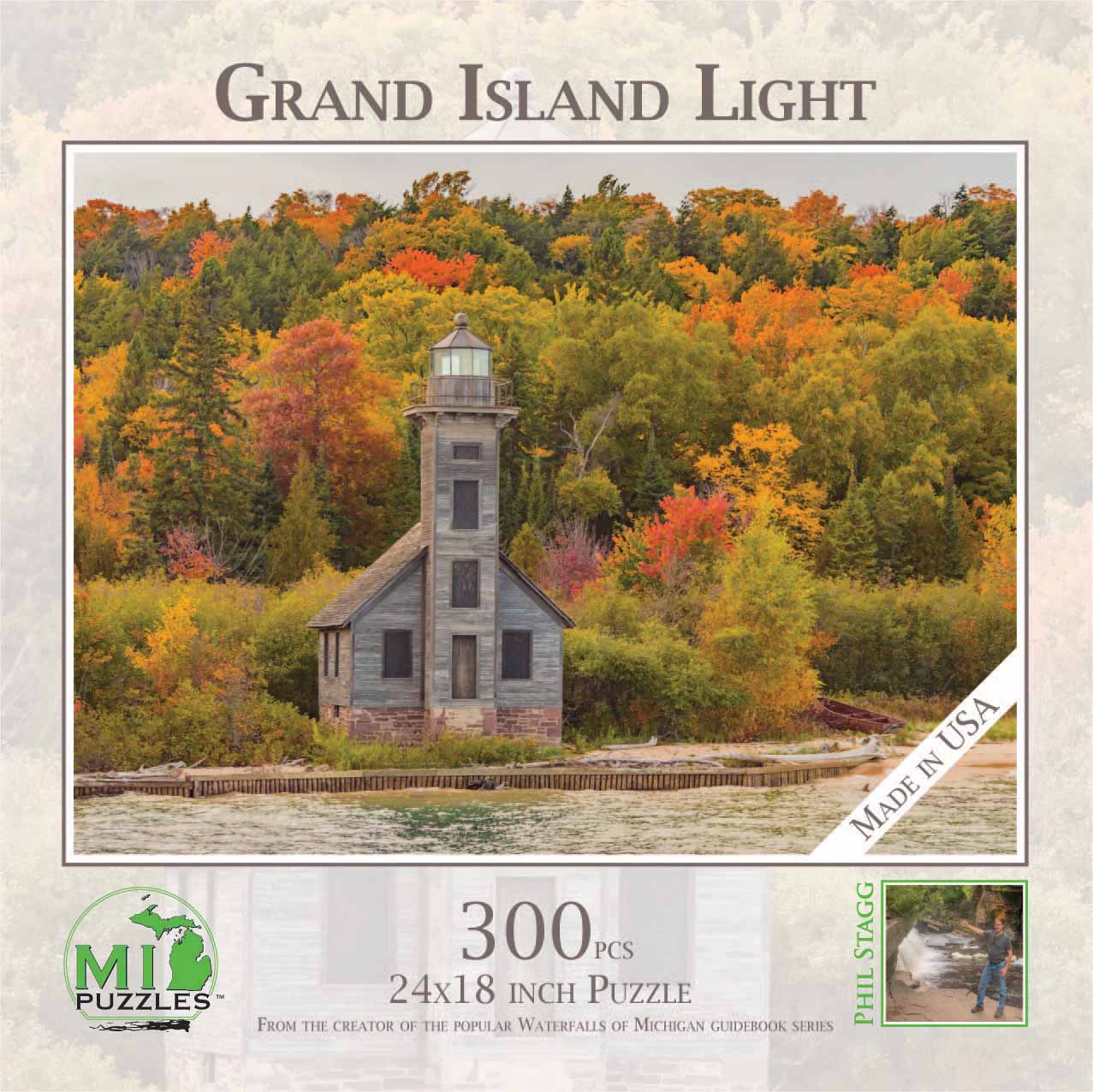 Grand Island Light Lighthouse Jigsaw Puzzle