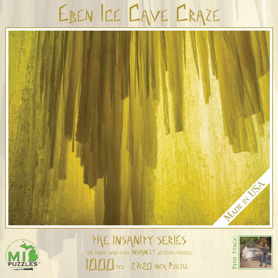 Eben Ice Cave Craze Photography Jigsaw Puzzle