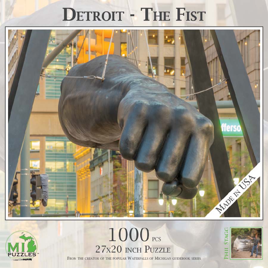 Detroit - The Fist Landmarks & Monuments Jigsaw Puzzle