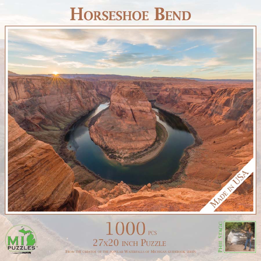 Horseshoe Bend Landscape Jigsaw Puzzle