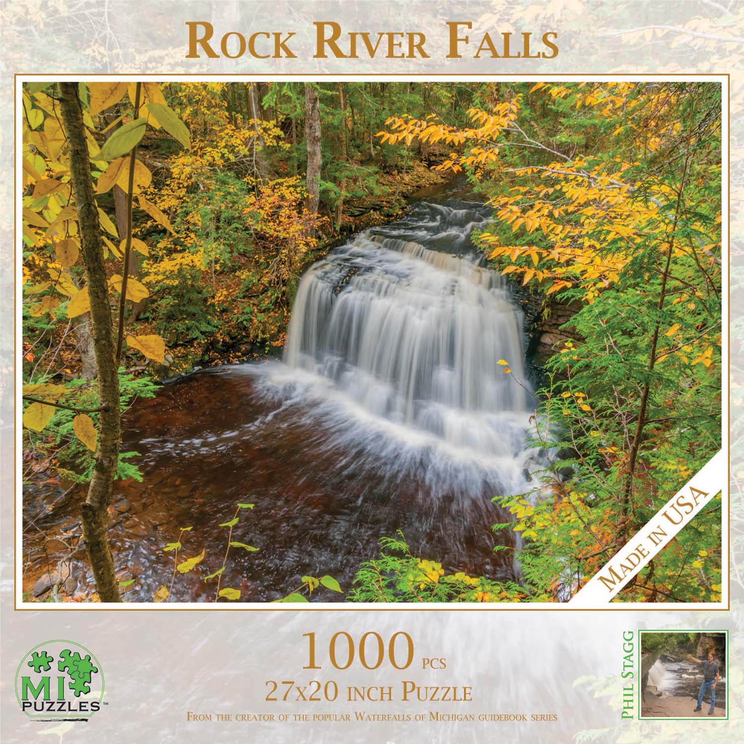 Rock River Falls Photography Jigsaw Puzzle