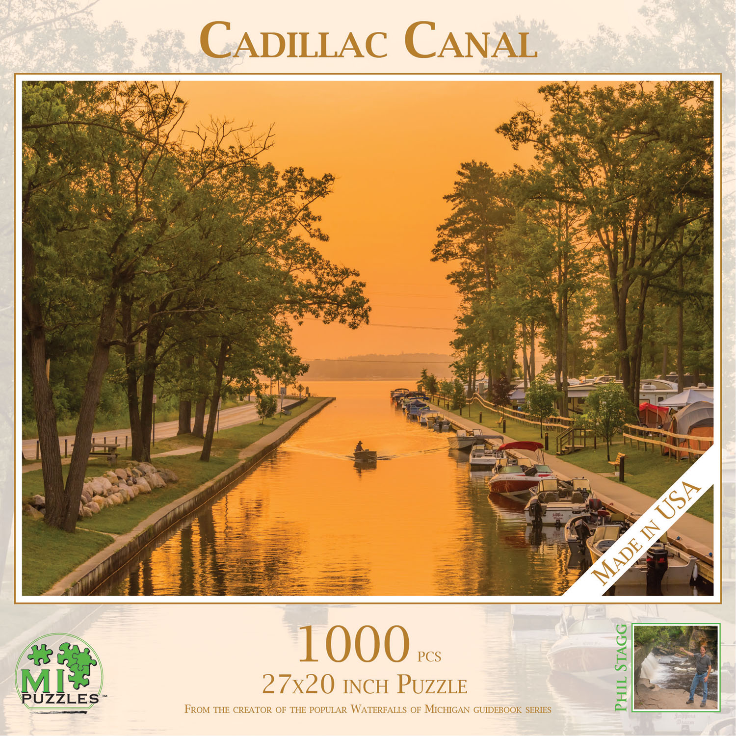 Cadillac Canal Boat Jigsaw Puzzle