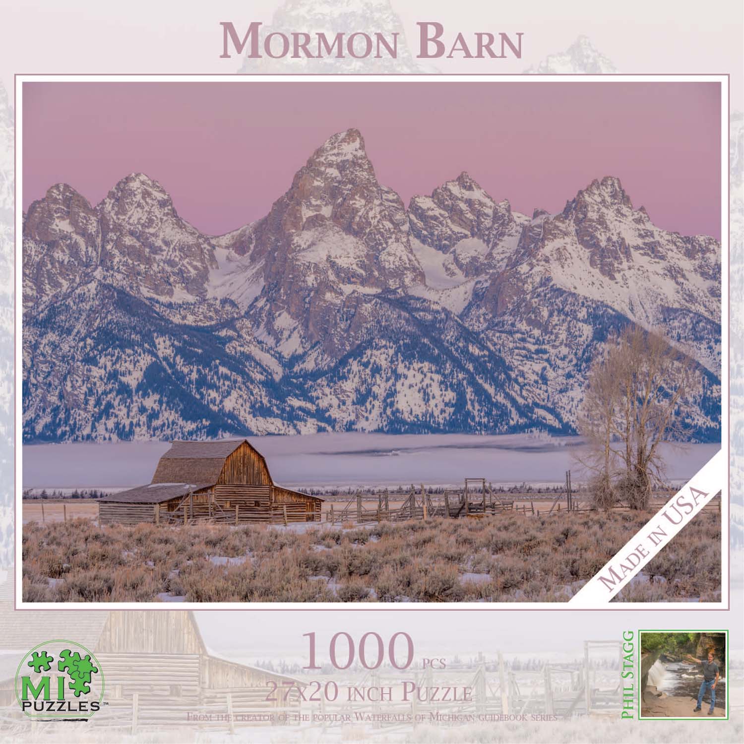 Mormon Barn Mountain Jigsaw Puzzle