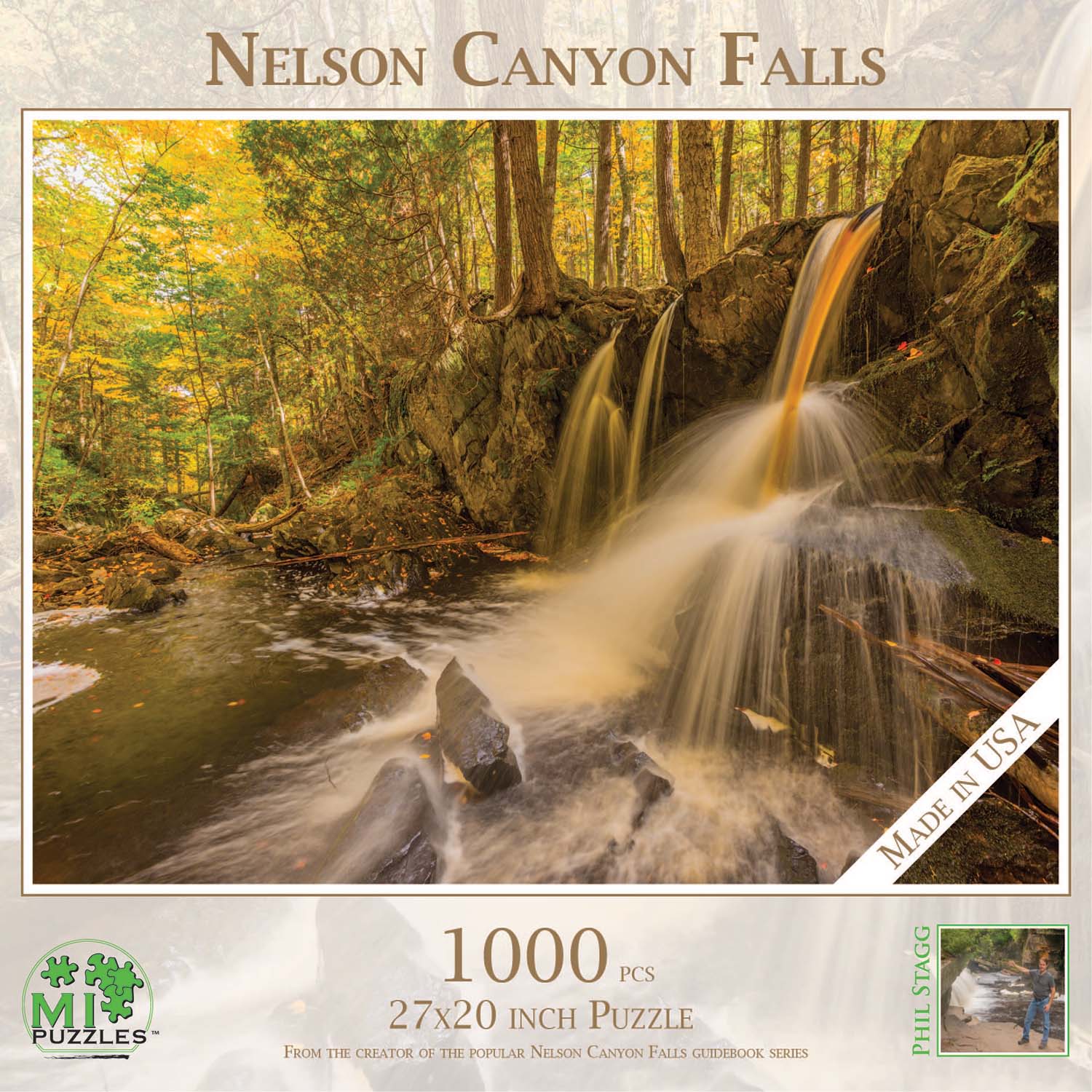 Nelson Canyon Falls Photography Jigsaw Puzzle