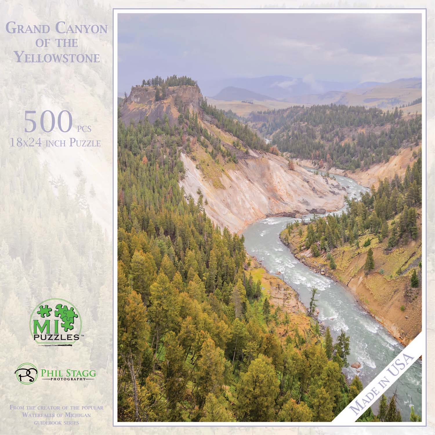Grand Canyon of the Yellowstone Photography Jigsaw Puzzle