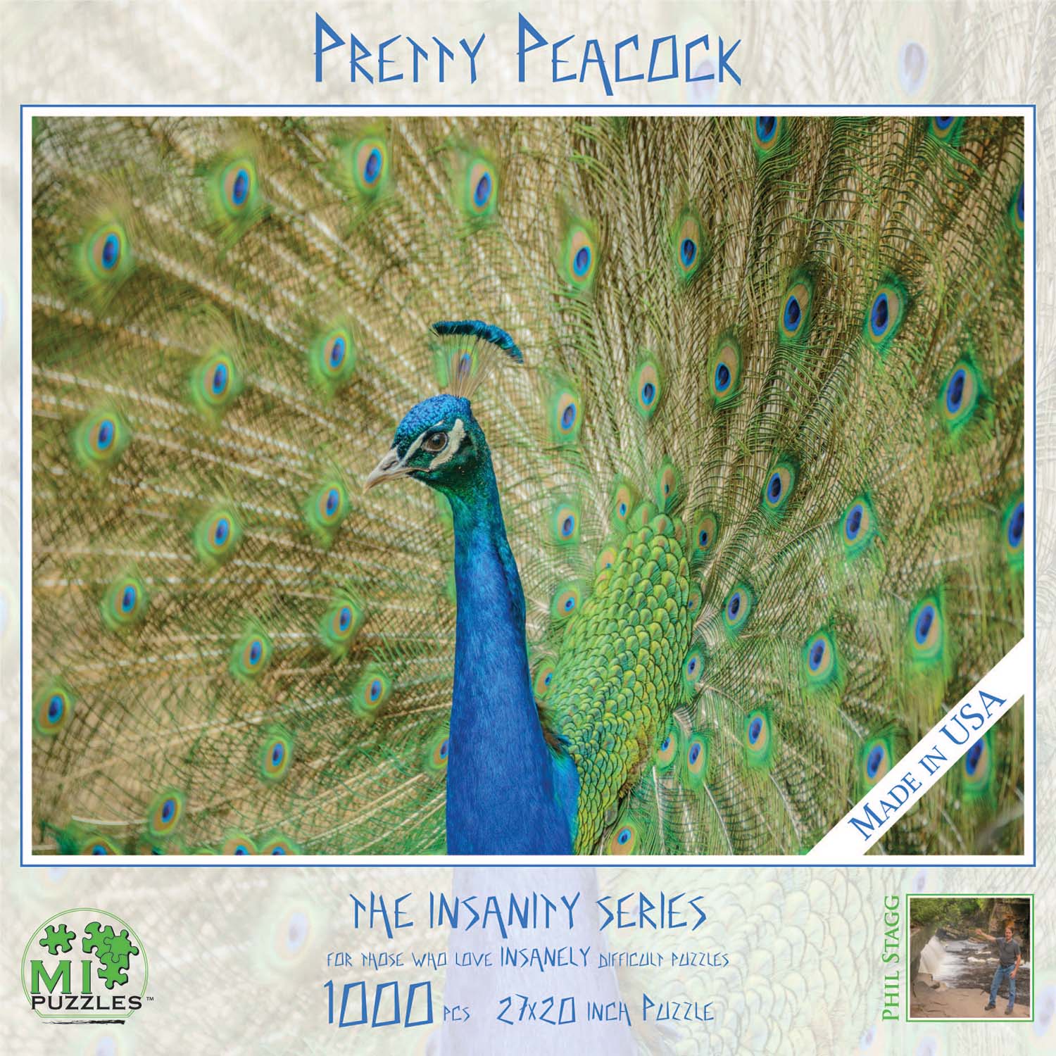 Pretty Peacock Birds Jigsaw Puzzle