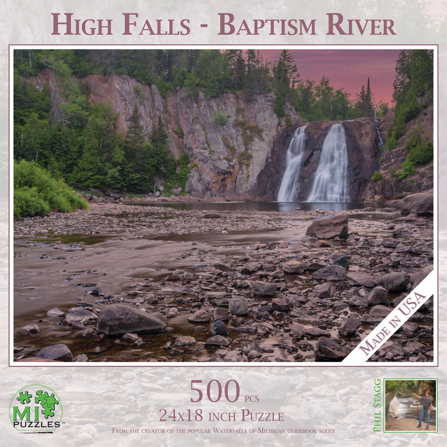 High Falls - Baptism River Photography Jigsaw Puzzle