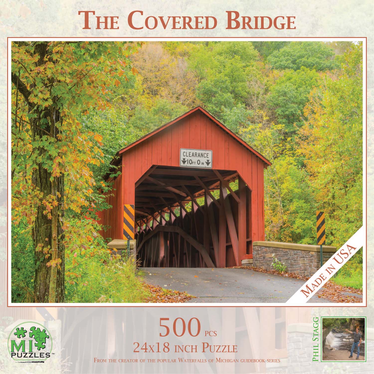 The Covered Bridge Landscape Jigsaw Puzzle