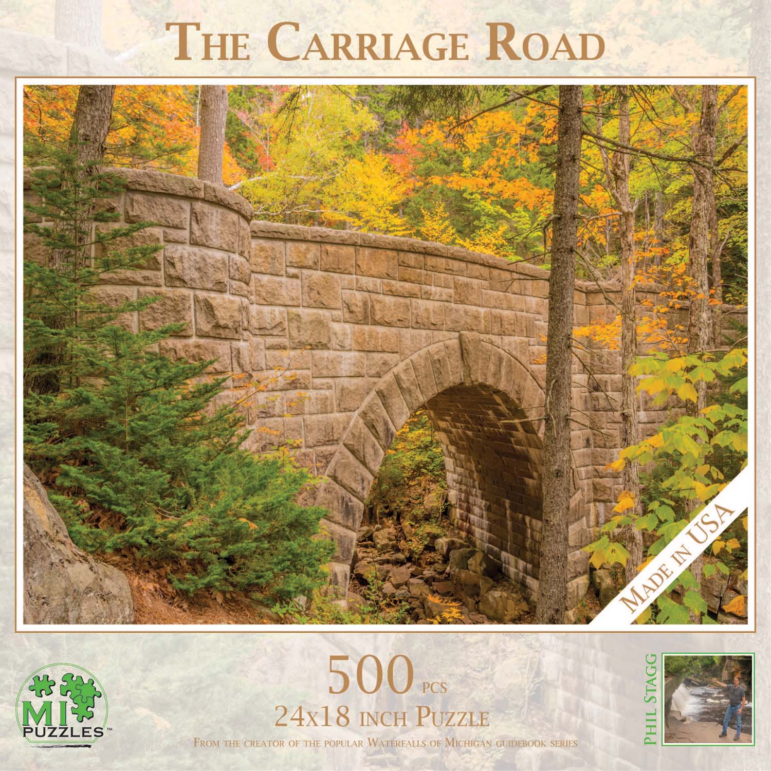 The Carriage Road Fall Jigsaw Puzzle