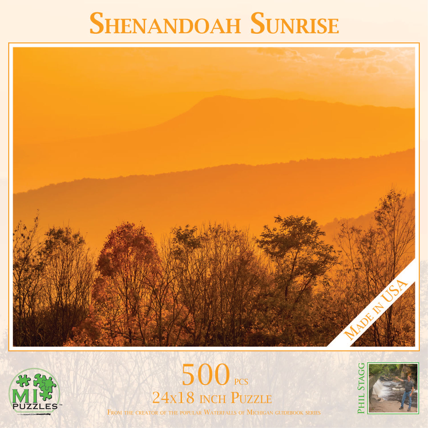 Shenandoah Sunrise Mountain Jigsaw Puzzle