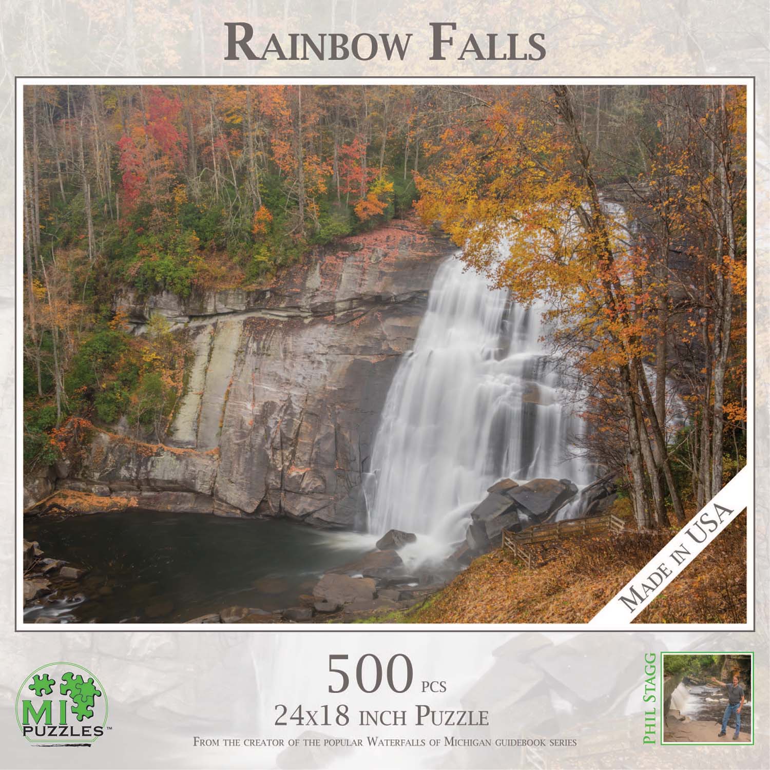 Rainbow Falls Photography Jigsaw Puzzle