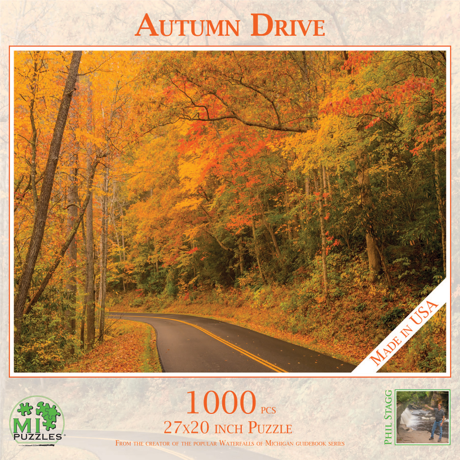 Autumn Drive Fall Jigsaw Puzzle