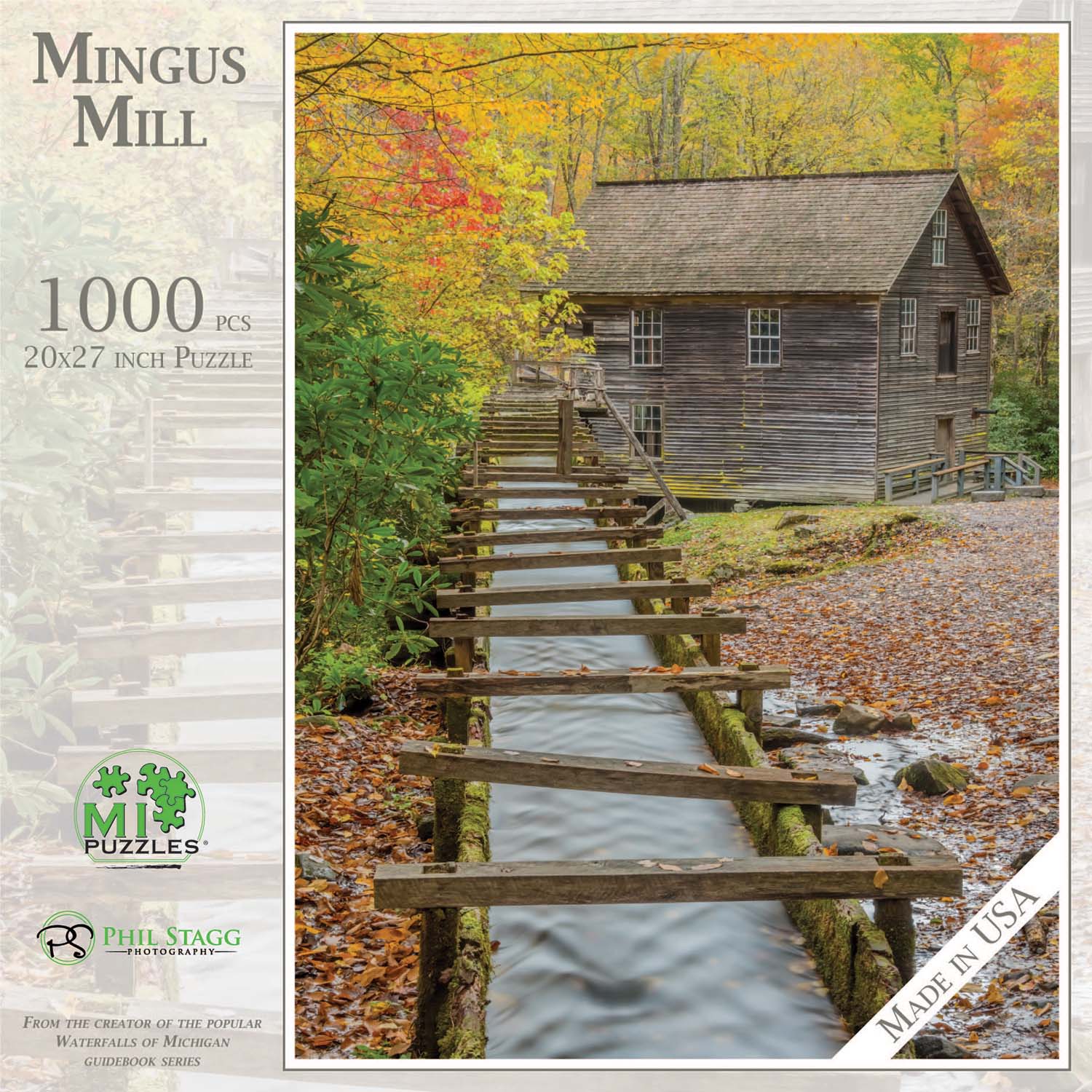 Mingus Mill Fall Jigsaw Puzzle