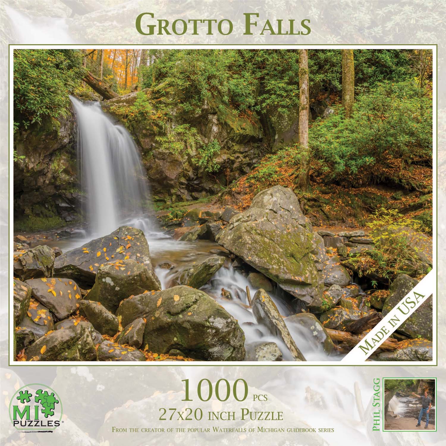 Grotto Falls Photography Jigsaw Puzzle