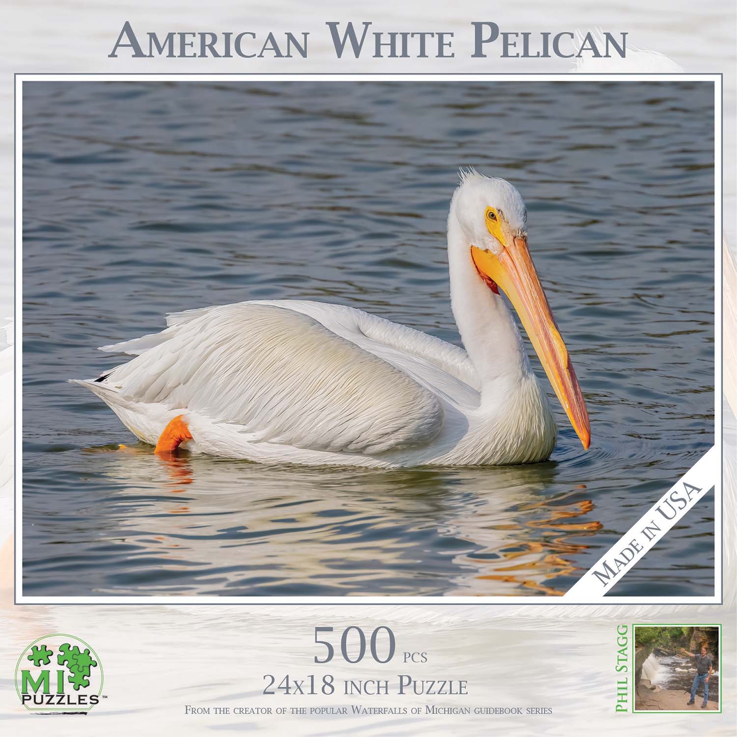 American White Pelican Birds Jigsaw Puzzle