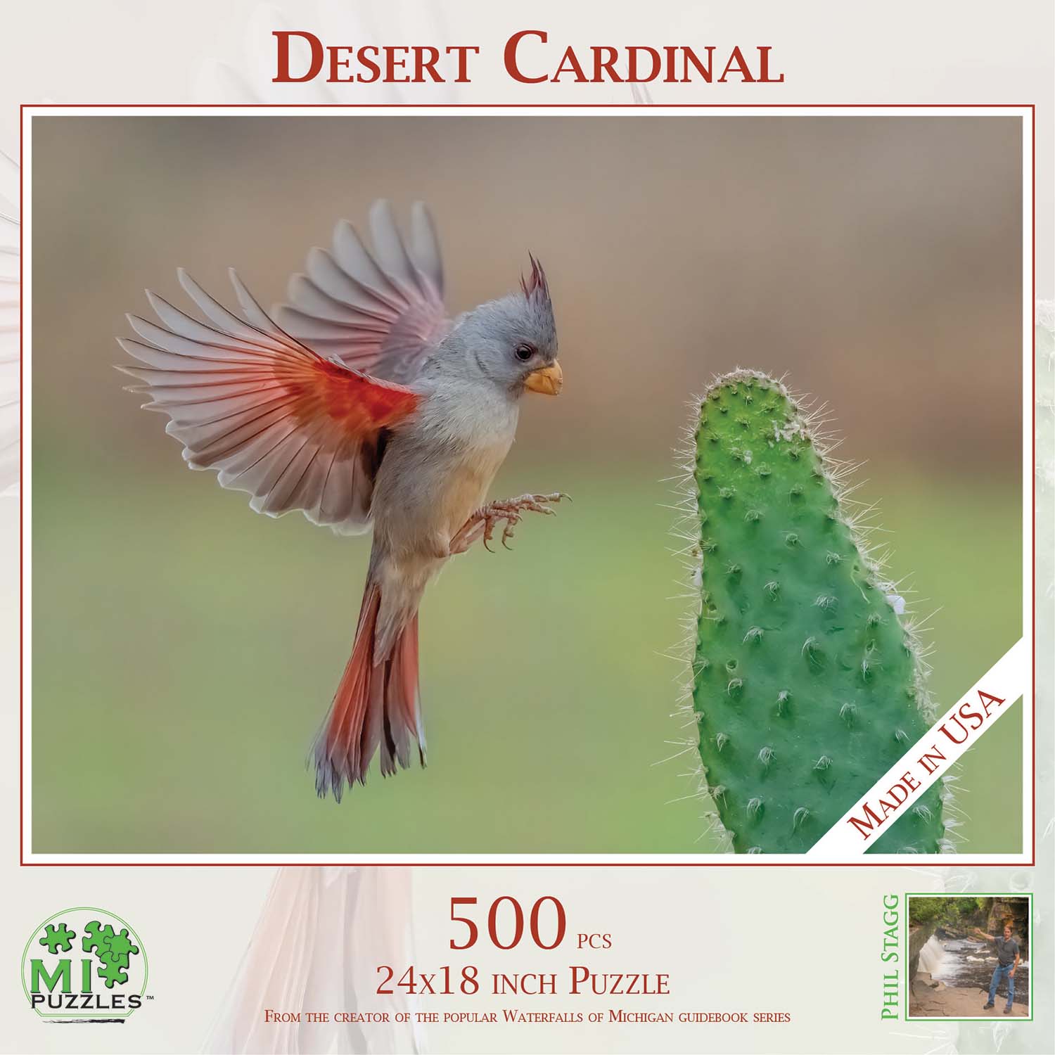 Desert Cardinal Birds Jigsaw Puzzle