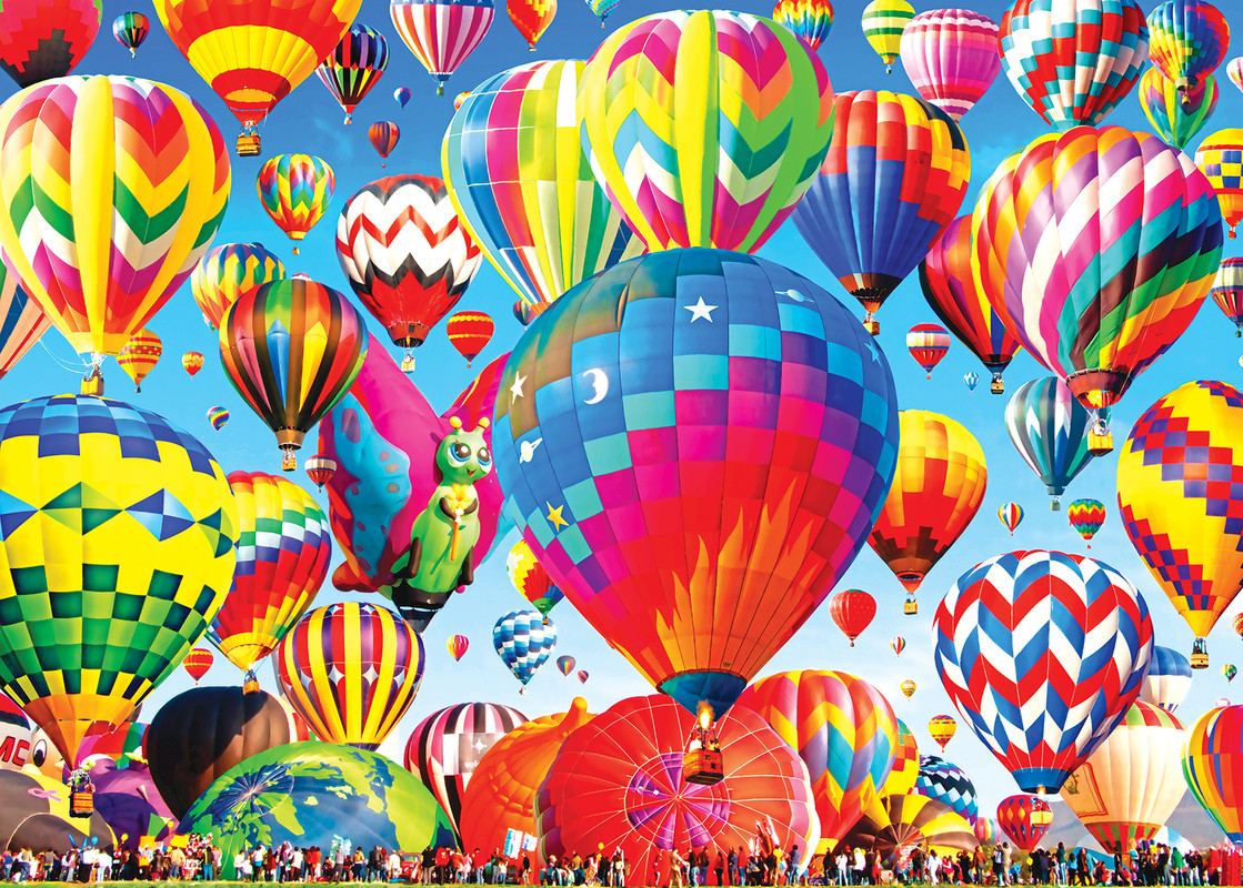 Ballooning Fun Hot Air Balloon Jigsaw Puzzle