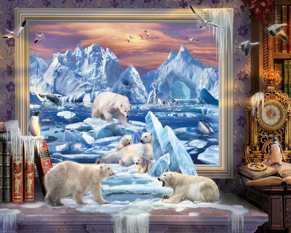 Artic Coming to Life - Scratch and Dent Animals Jigsaw Puzzle