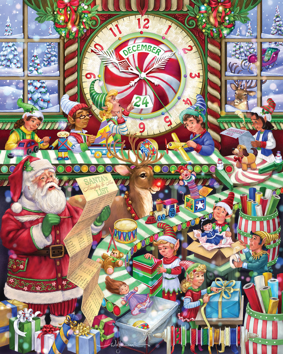 Toyland, 1000 Pieces, Vermont Christmas Company Puzzle Warehouse