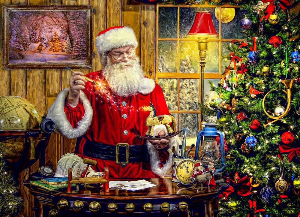 A Toy from Santa Jigsaw Puzzle - Scratch and Dent Christmas Jigsaw Puzzle