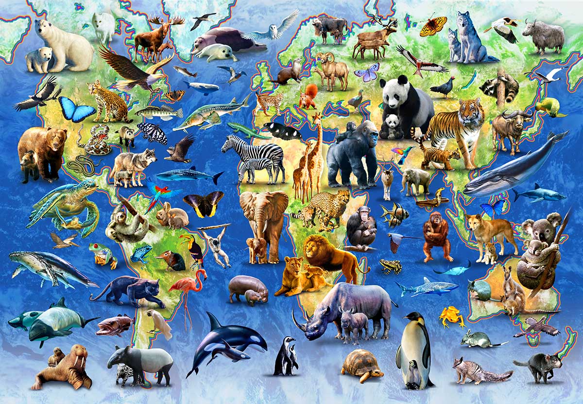 Endangered Species Animals Jigsaw Puzzle