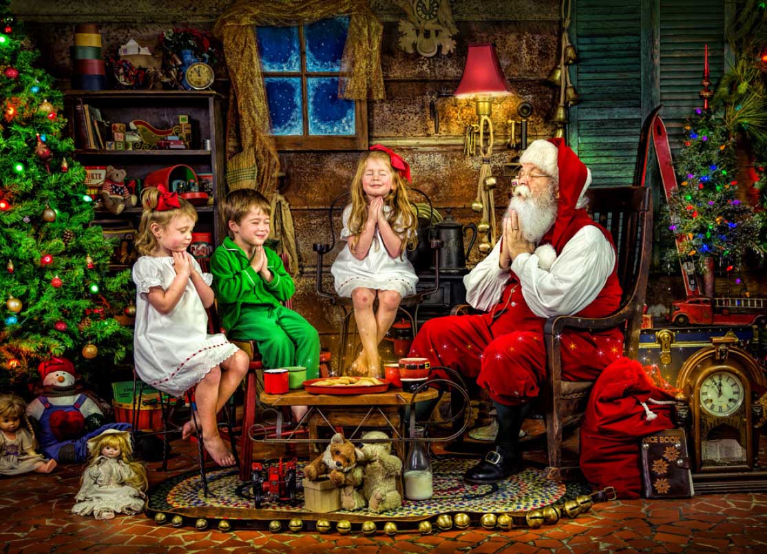 Christmas Wishes Santa Jigsaw Puzzle