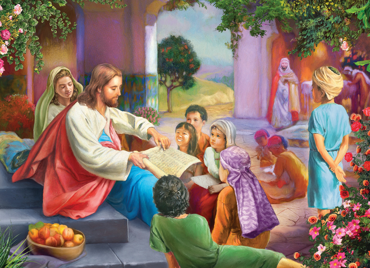 Jesus with Children      Religious Jigsaw Puzzle