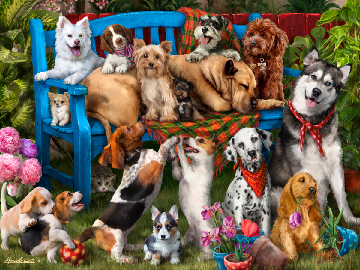 Dogs Galore Dogs Jigsaw Puzzle