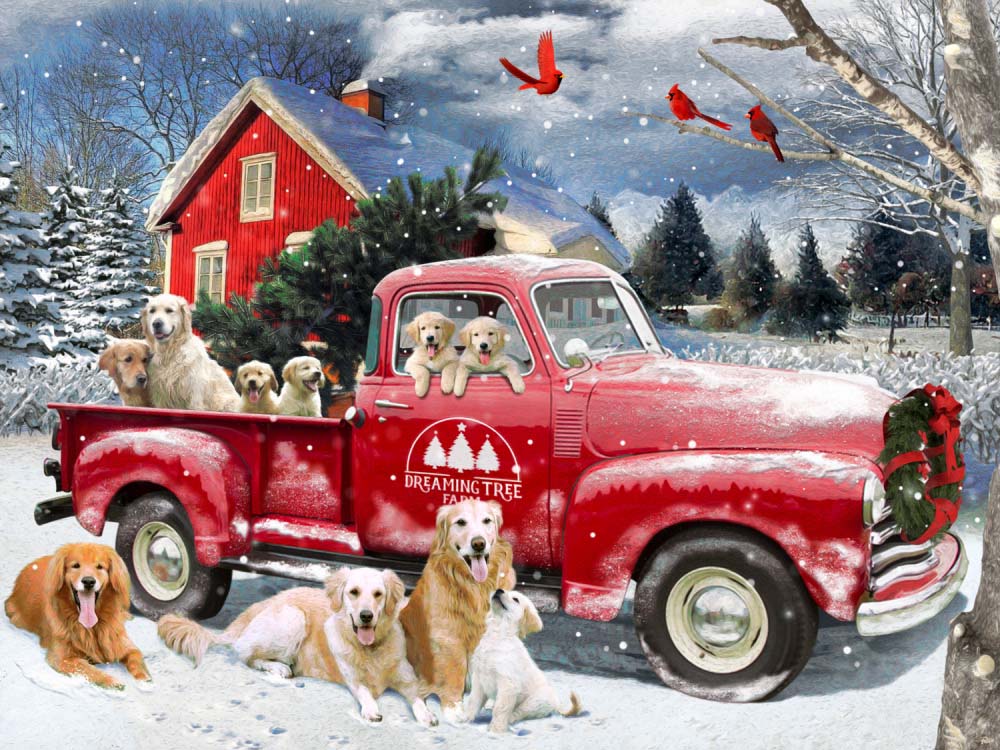 Holiday Helpers Dogs Jigsaw Puzzle