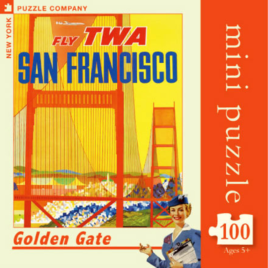 Golden Gate Mini Puzzle Travel Jigsaw Puzzle