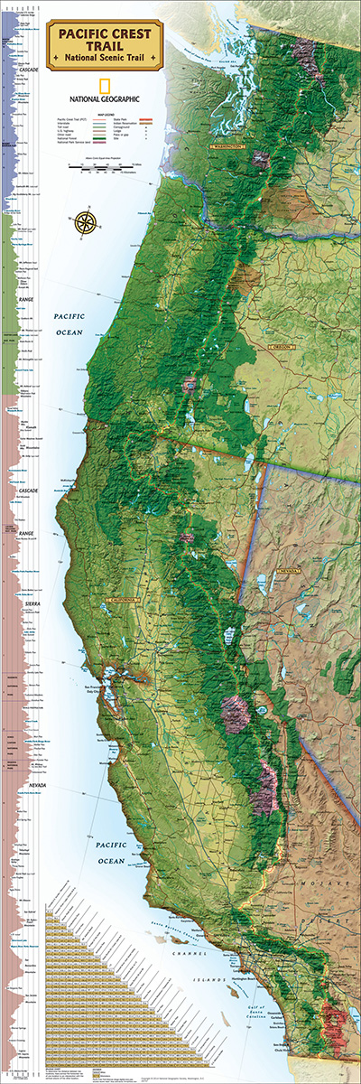 Pacific Crest Trail Maps & Geography Jigsaw Puzzle