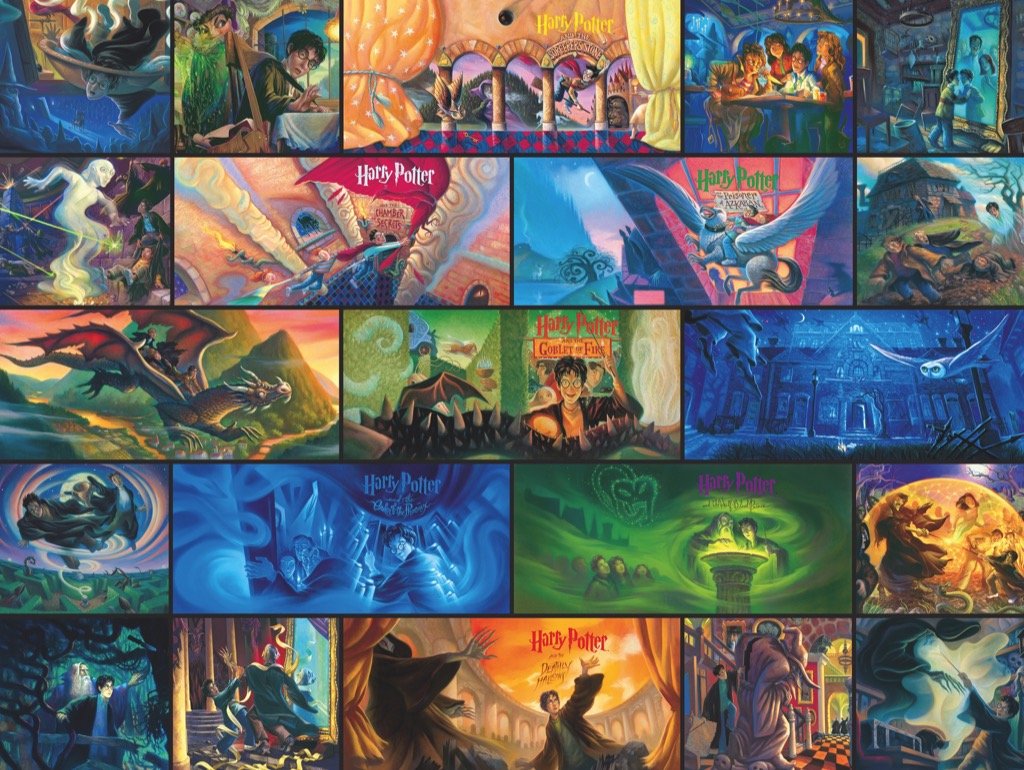 Harry Potter Collage Harry Potter Jigsaw Puzzle