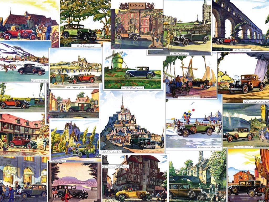Touring Europe Car Jigsaw Puzzle