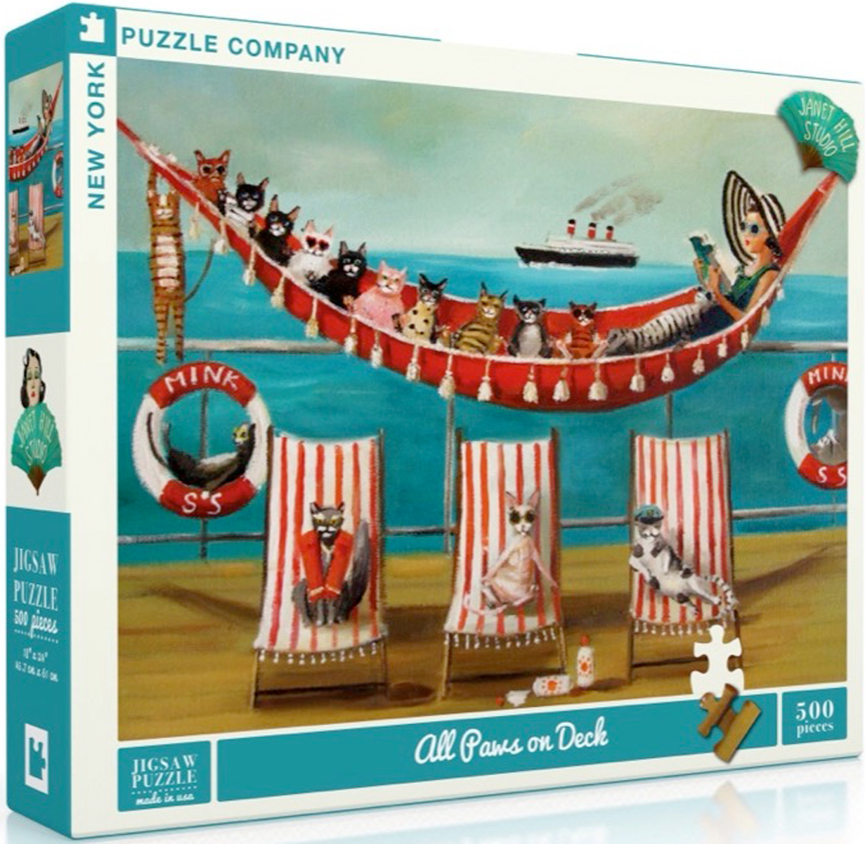 All Paws On Deck Cats Jigsaw Puzzle