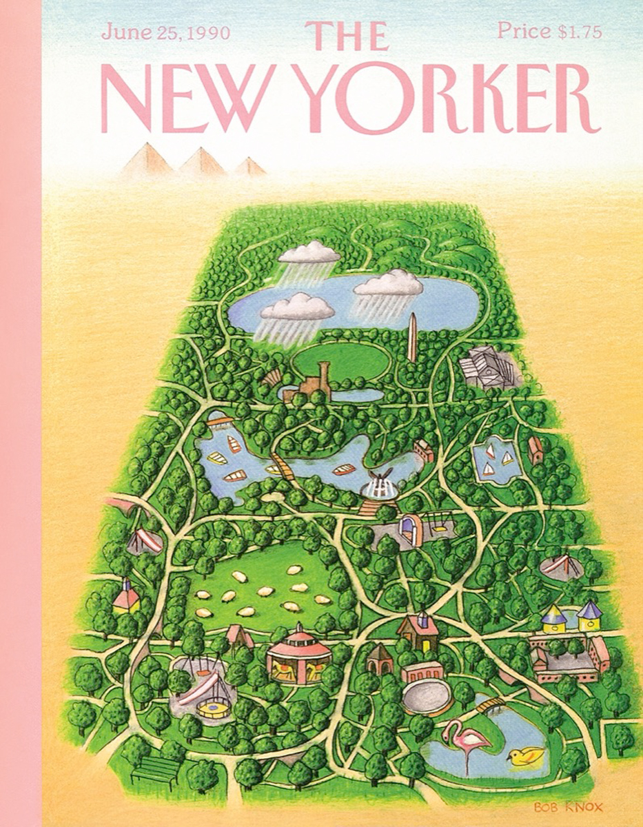Central Park Oasis Mini Puzzle Magazines and Newspapers Jigsaw Puzzle