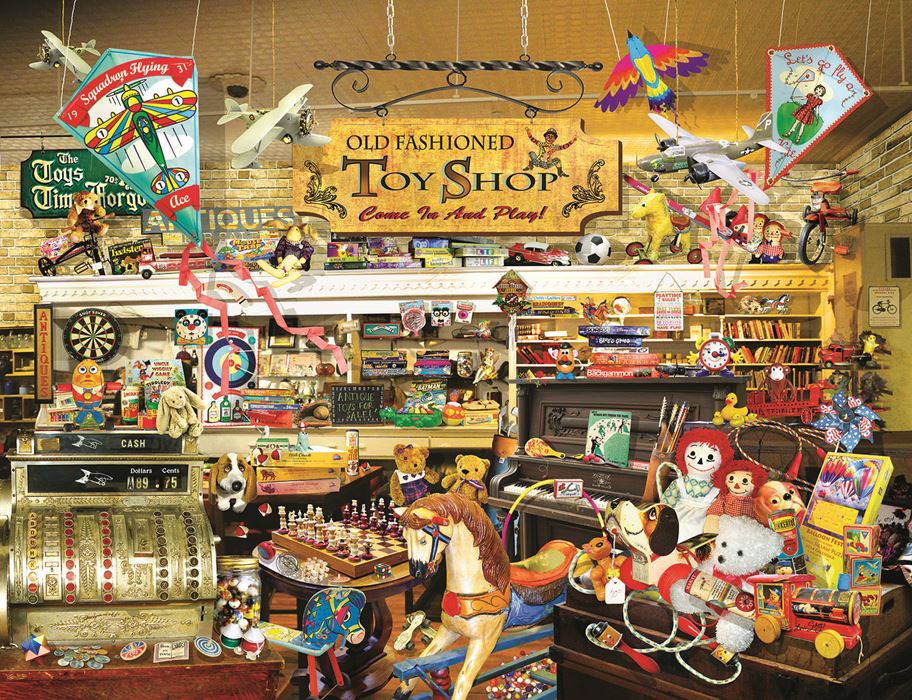 An Old Fashioned Toy Shop - Scratch and Dent Jigsaw Puzzle