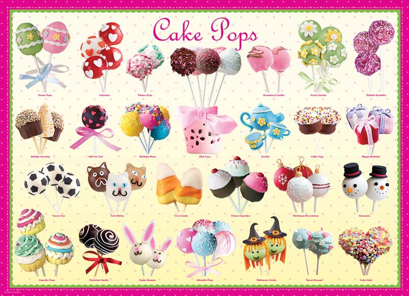 Cake Pops Dessert & Sweets Jigsaw Puzzle