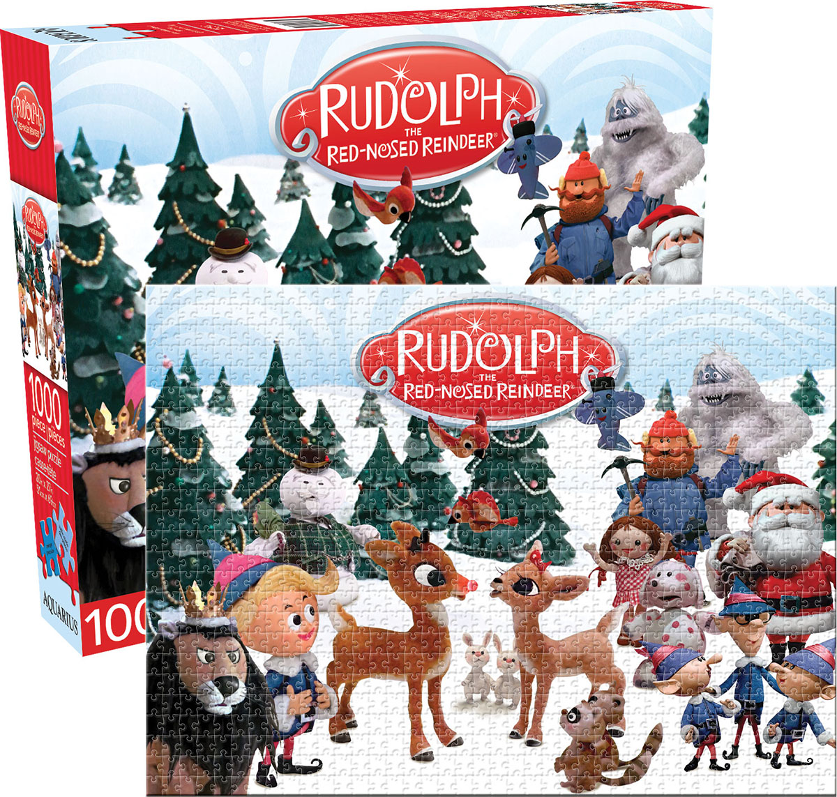 Rudolph The Red-Nosed Reindeer Nostalgic / Retro Jigsaw Puzzle