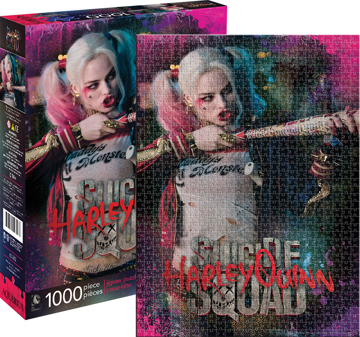 300/500/1000 Piece Harley Quinn Suicide Squad Wood Jigsaw Puzzle for Adults Kids 