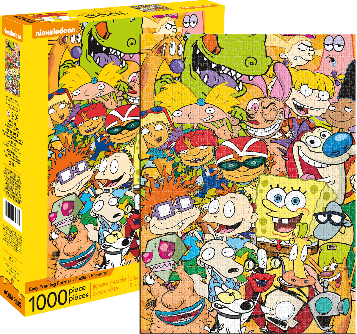 1000 Pezzi SpongeBob Jigsaw Puzzle Cast Aquarius 