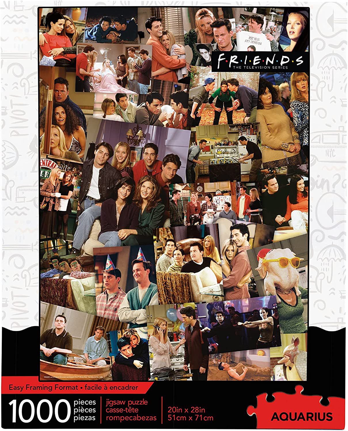 Friends Collage Famous People Jigsaw Puzzle