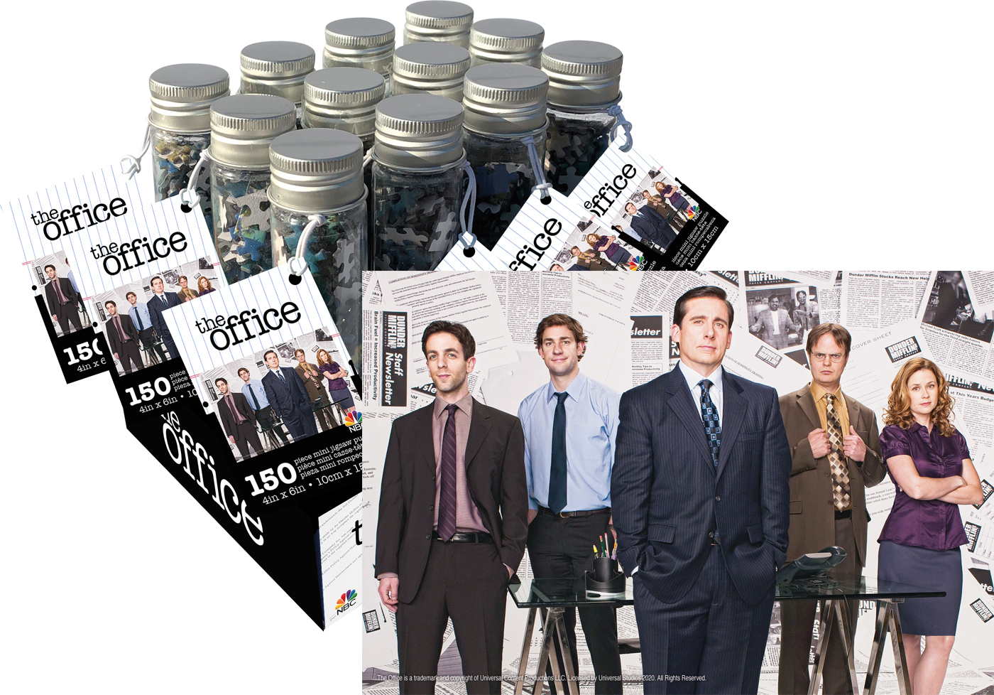 The Office Cast 150pc Puzzle In A Tube (For Ordering)