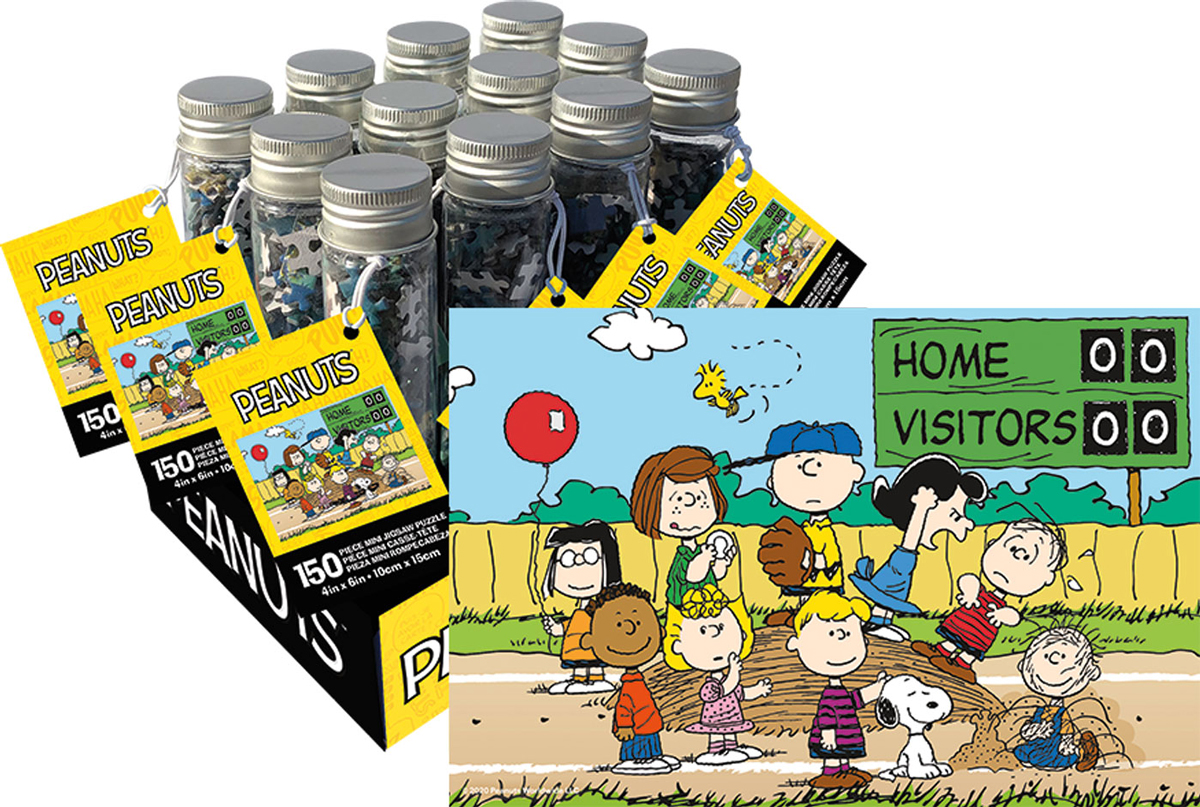 Peanuts Baseball 150pc Puzzle In A Tube (For Ordering) Peanuts