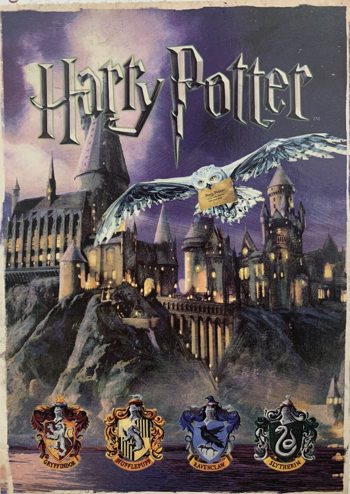 Hedwig, Hogwarts and Crests Birds Jigsaw Puzzle