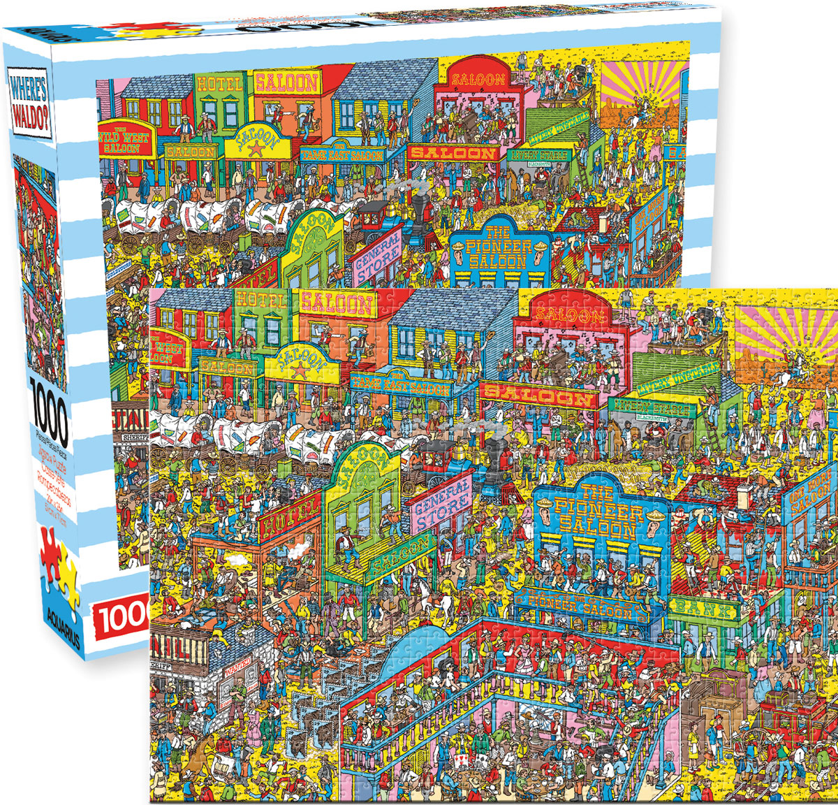 Where's Wally ~ In Town ~ 100 Piece Jigsaw Puzzle 