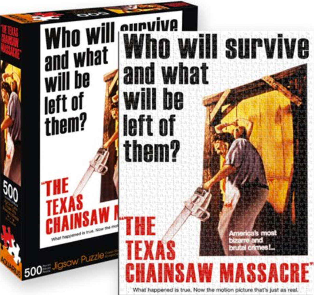Texas Chainsaw Massacre Halloween Jigsaw Puzzle